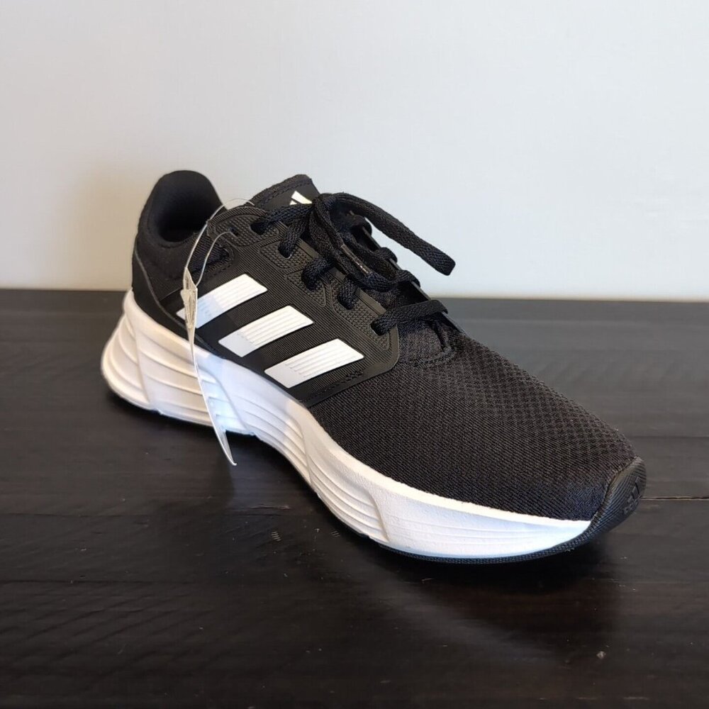 *AMPUTEE* Single Shoe ADIDAS Galaxy 6 Womens Size 9 Black White LEFT Foot Only